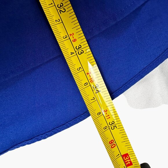 J. Ferrar Mens Slim Fit Stretch Blue Long Sleeve Button-Up Shirt XXL - Picture 10 of 10